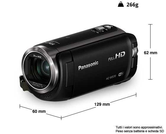 Videocamere Digitali HC-W570 - Panasonic Italia