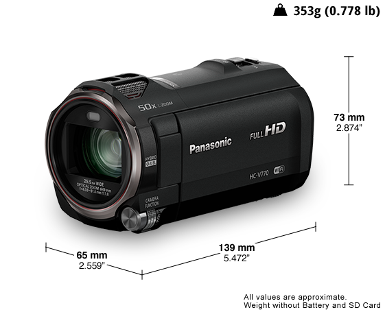 Fotografia HD kamkordér HC-V770EP-K