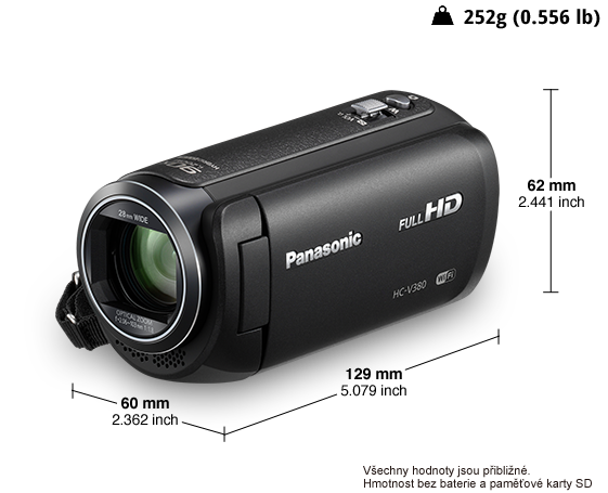 Foto HC-V380 Videokamera Full HD