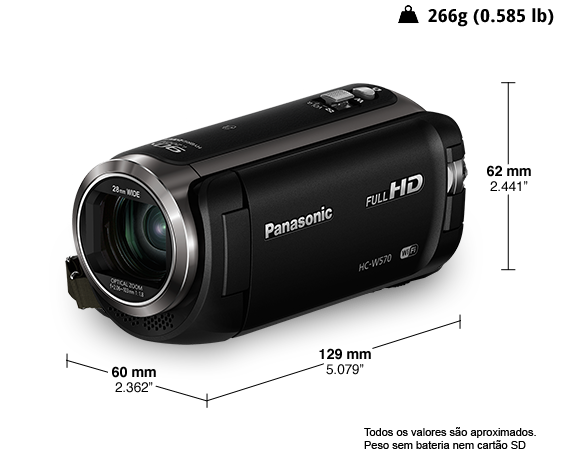 Foto de Câmara de vídeo HD HC-W570