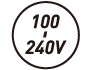 100 - 240 V