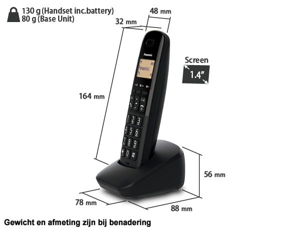 Foto van Telefoon KX-TGB610NL