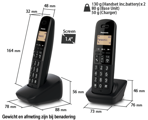 Foto van Telefoon KX-TGB612NL