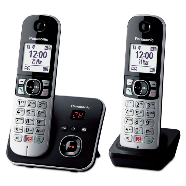 Foto di Telefono cordless digitale con segreteria telefonica KX-TG6862