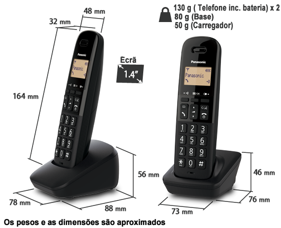 Foto de Telefone KX-TGB612