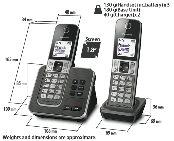 Photo de Téléphone KX-TGD323