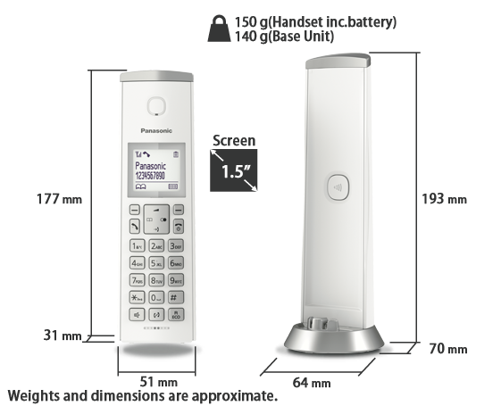 Φωτογραφία από Τηλέφωνο KX-TGK210