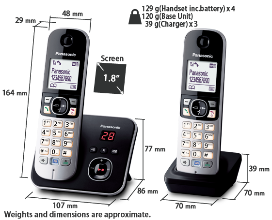 Photo de Téléphone KX-TG6824