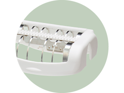 Hellävarainen epilaattoripää