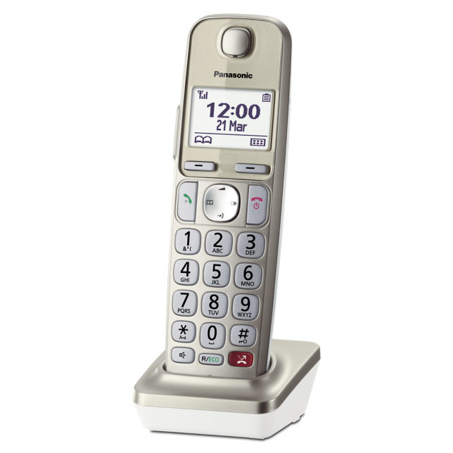 Produktabbildung Optionales Mobilteil für die Telefone: KX-TGE250 / 260 / 262