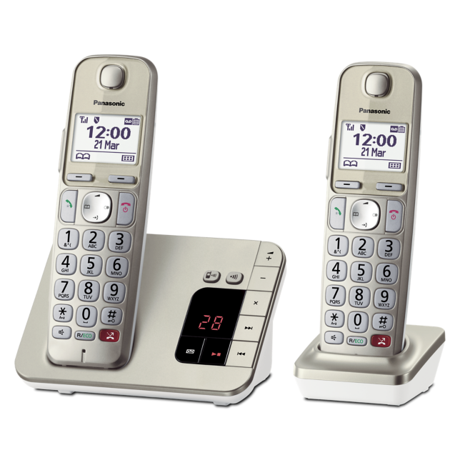 Produktabbildung Schnurloses Digitaltelefon mit Anrufbeantworter KX-TGE262