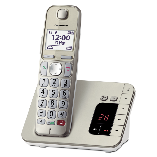 Produktabbildung Schnurloses Digitaltelefon mit Anrufbeantworter KX-TGE260