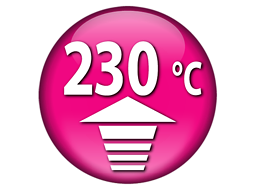230˚C Maximum Temperature