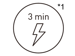 Kiirlaadimine 3 min