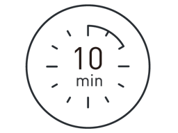 10 min d'autonomie sur batterie
