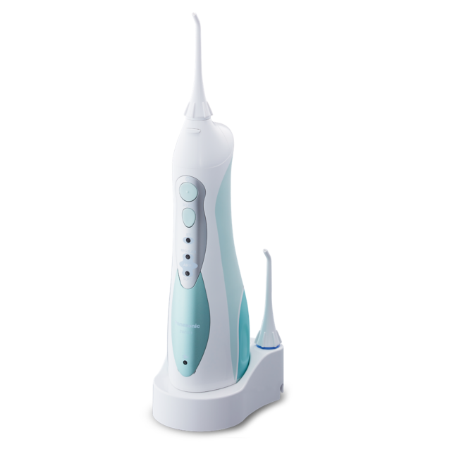 Foto Nabíjecí ústní irigátor s vodní tryskou a proudem vzduchu ve vodě EW1311