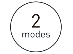 Možnosť výberu z 2 režimov čistenia