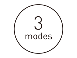 Trois modes de brossage sélectionnables
