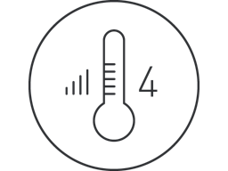4 temperatuurinstellingen