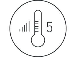 5 temperaturindstillinger