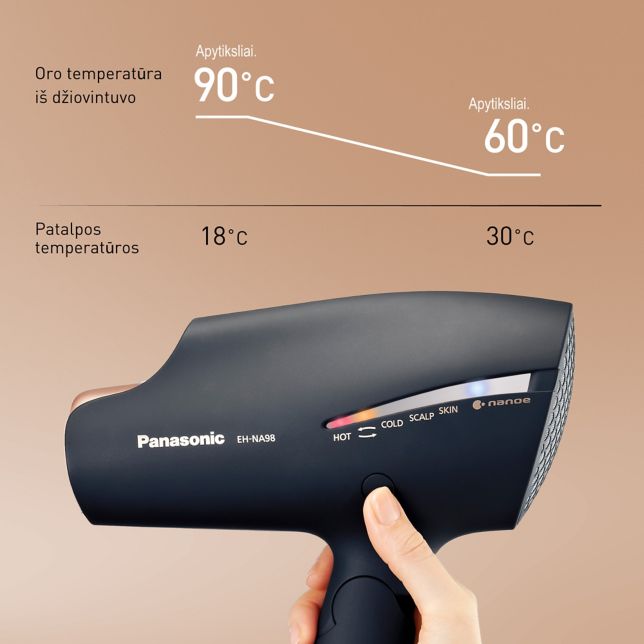 Plaukų priežiūra EH-NA98 - Panasonic Lietuva
