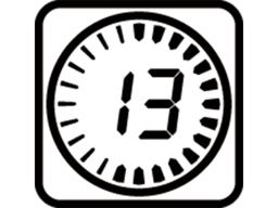 13 сағаттық сандық таймер