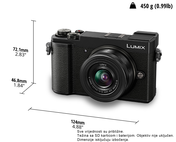 Fotografija Digitalni fotoaparat sa jednim objektivom bez ogledala LUMIX DC-GX9K