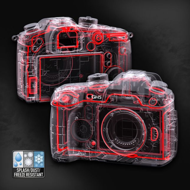 yuma GH5 PANASONIC LUMIX GH5 Mark II Noir + 12-60 f/2.8-4 : Amazon.com.tr