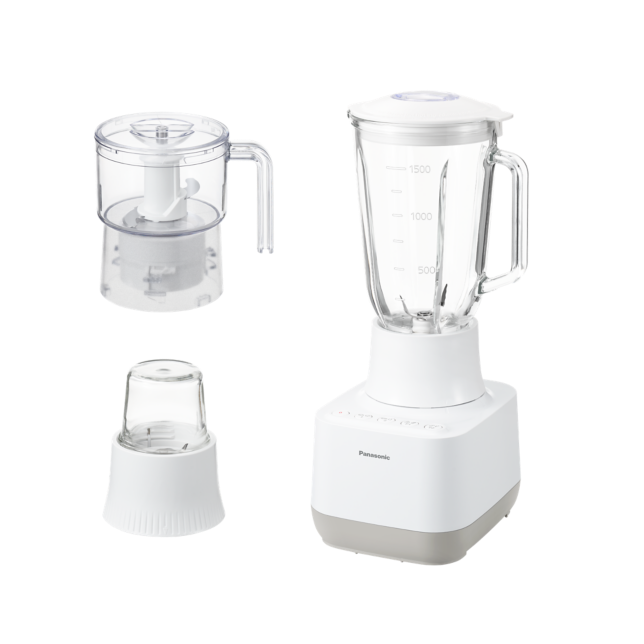 700 W Glass Jug Blender MX-MG53C1CSG with Chopper & Glass Mill for Juice, Smoothies, and Meals ၏ ဓါတ်ပုံများ