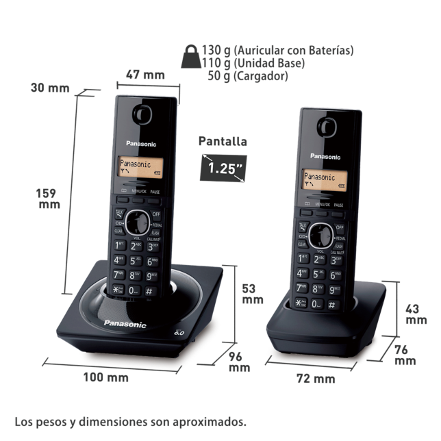 Foto de KX-TG1712MEB