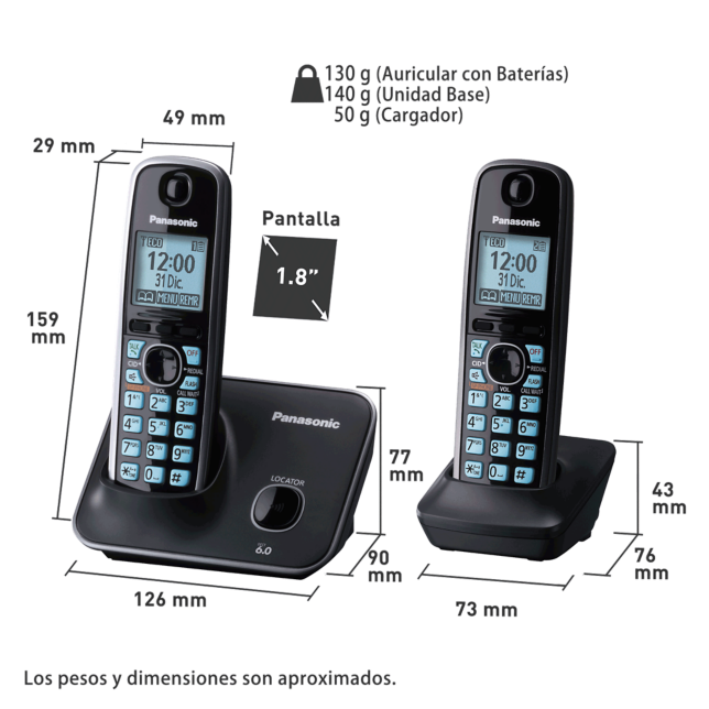 Foto de KX-TG4112MEB