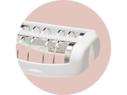 Accessoire doux pour la peau
