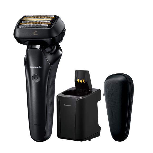 Photo de Meilleur rasoir électrique pour hommes, ES-LS9A Panasonic – Rasoir à 6 lames avec socle de charge