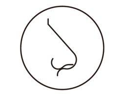 Icon indicating product use for nose trimming