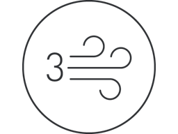 Débit d’air à trois réglages