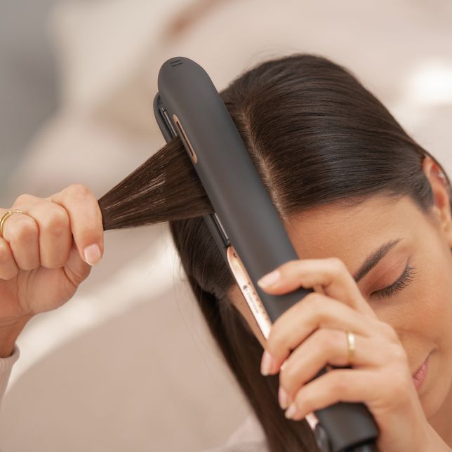 Thin tip to straighten hair from root to tip