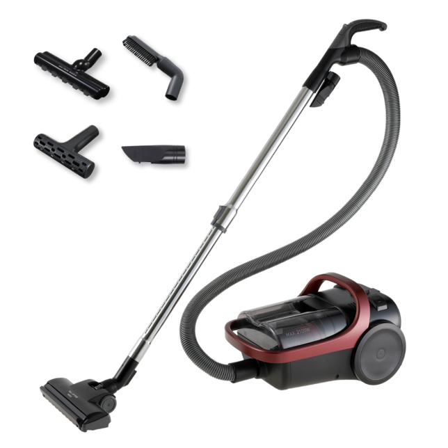 Photo of Powerful 2100W Cyclone Bagless Canister Vacuum Cleaner with HEPA Filter MC-CL607RV47