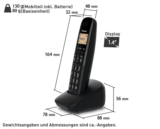Produktabbildung Telefon KX-TGB610