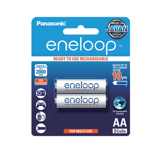 Photo of eneloop Rechargeable AA Battery BK-3MCCE2BA