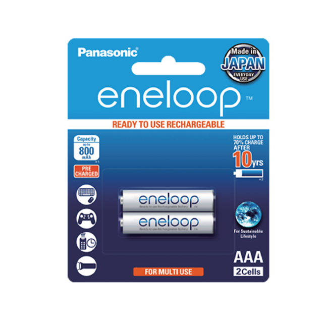 Photo of eneloop Rechargeable AAA Battery BK-4MCCE2BA