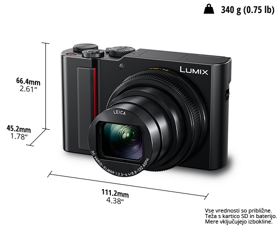 Fotografija Digitalni fotoaparat LUMIX DC-TZ200D