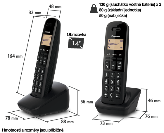 Foto Telefon KX-TGB612FX