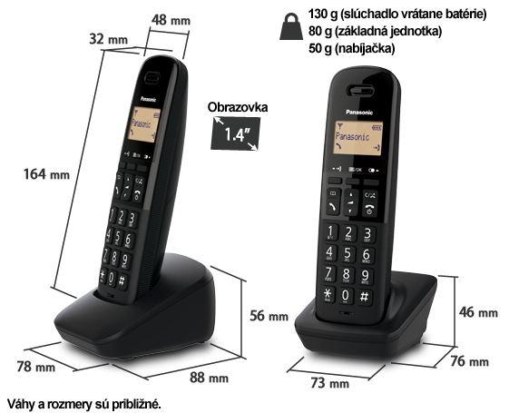 Fotografia Telefón KX-TGB612FX