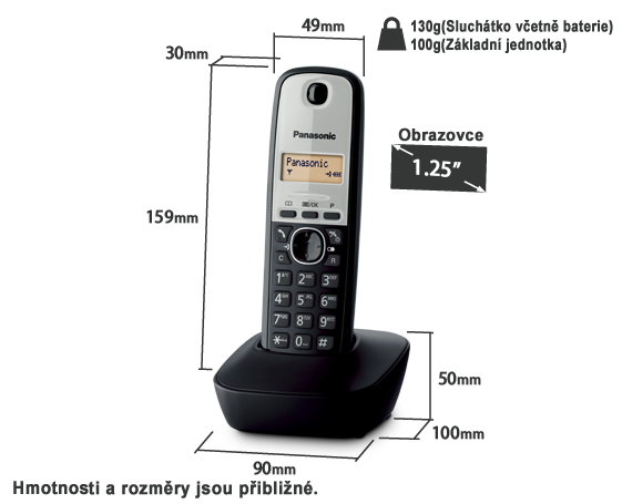 Foto Telefon KX-TGB610FX