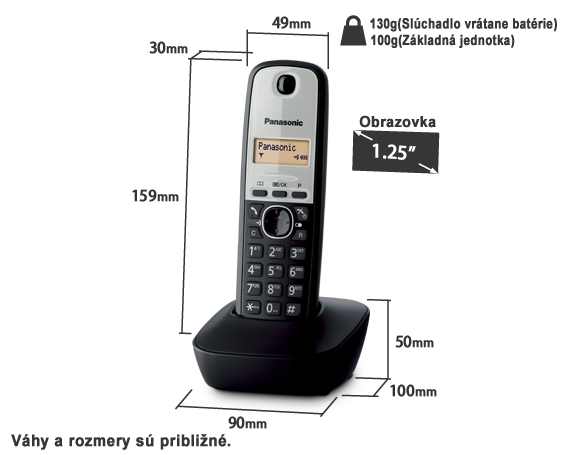 Fotografia Telefón KX-TGB610FX