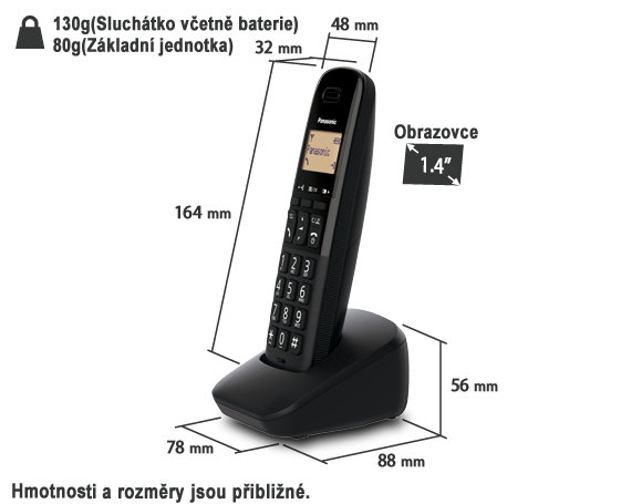 Foto Telefon KX-TG1911FX