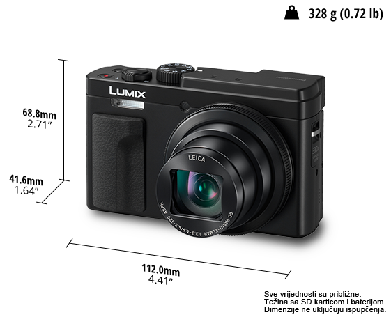Fotografija Digitalni fotoaparat LUMIX DC-TZ95D