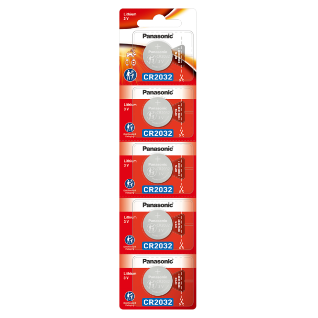 Photo of CR2032 Lithium Coin Batteries, 5-Pcs