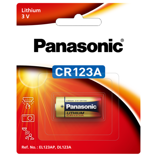 Photo of Baterai Lithium Silinder CR123A, 1 Buah