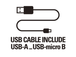 USB CABLE INCLUDE